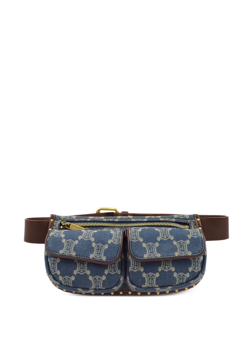 Céline Pre-Owned Macadam Vanity 手提包（1990-2000年代典藏款） - 蓝色