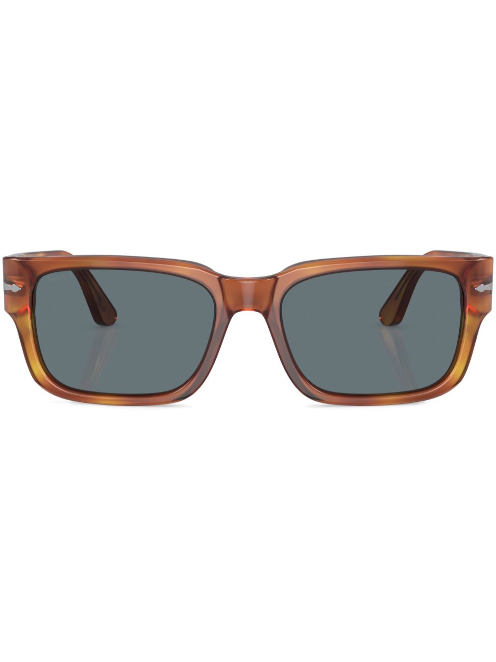Persol 长方形框太阳眼镜 - 褐色