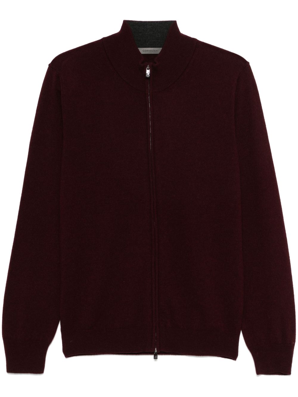 Corneliani 拉链开衫 - 红色