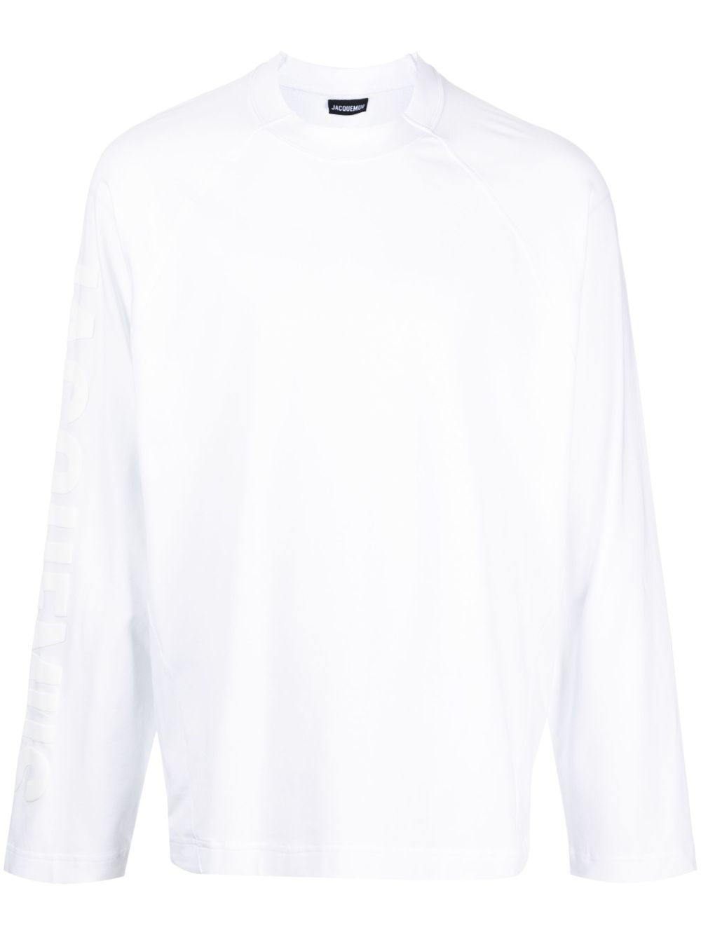 Jacquemus Le T-shirt Typo 长袖上衣 - 白色