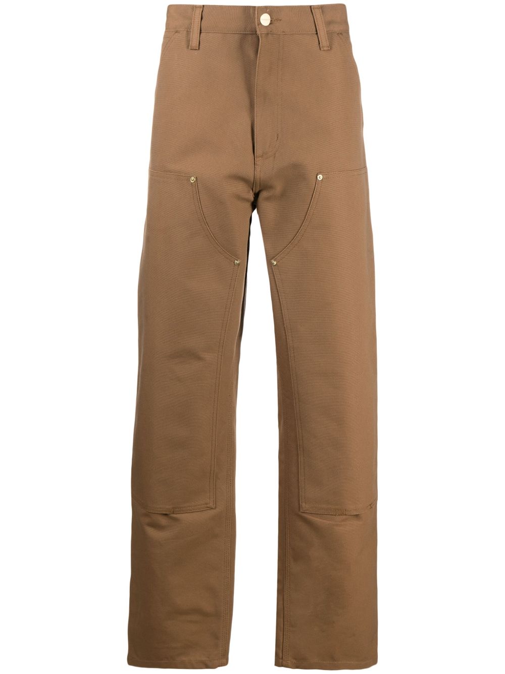 Carhartt WIP Double Knee 直筒长裤 - 褐色
