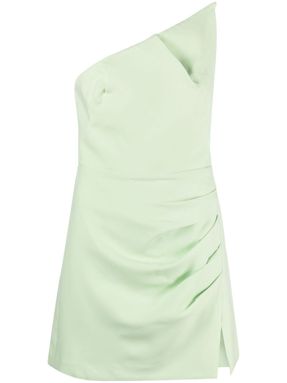 Roland Mouret 不对称迷你连衣裙 - 绿色