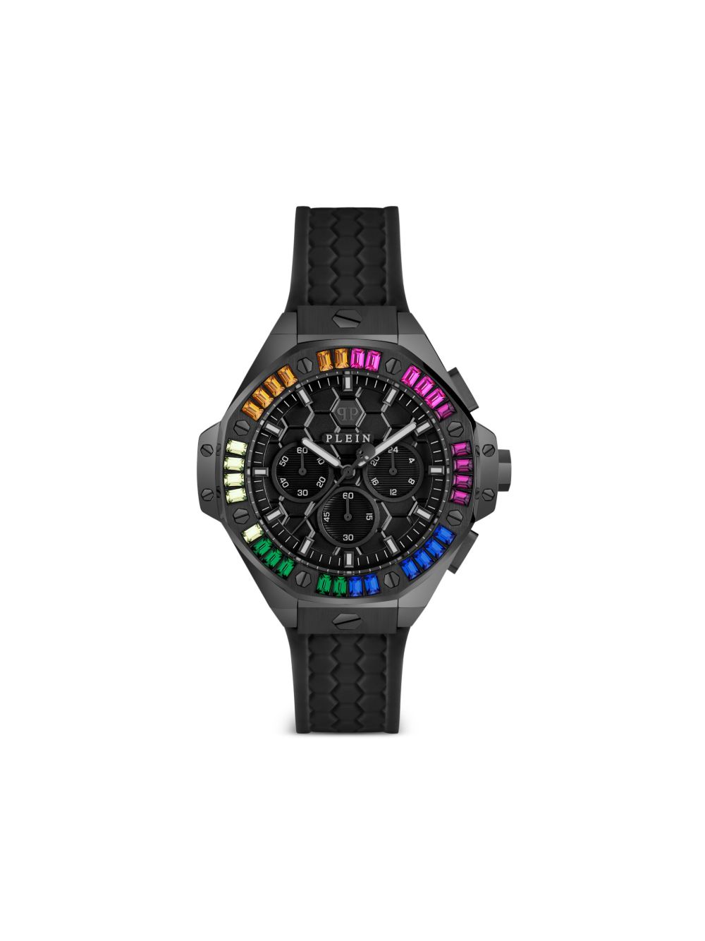 Philipp Plein Chrono Royal 42毫米腕表 - 黑色