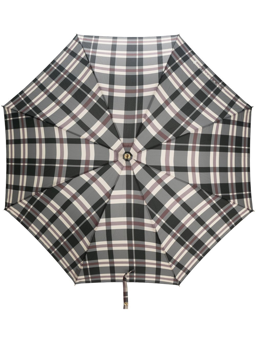 Mackintosh Heriot Whangee 手柄雨伞 - 灰色