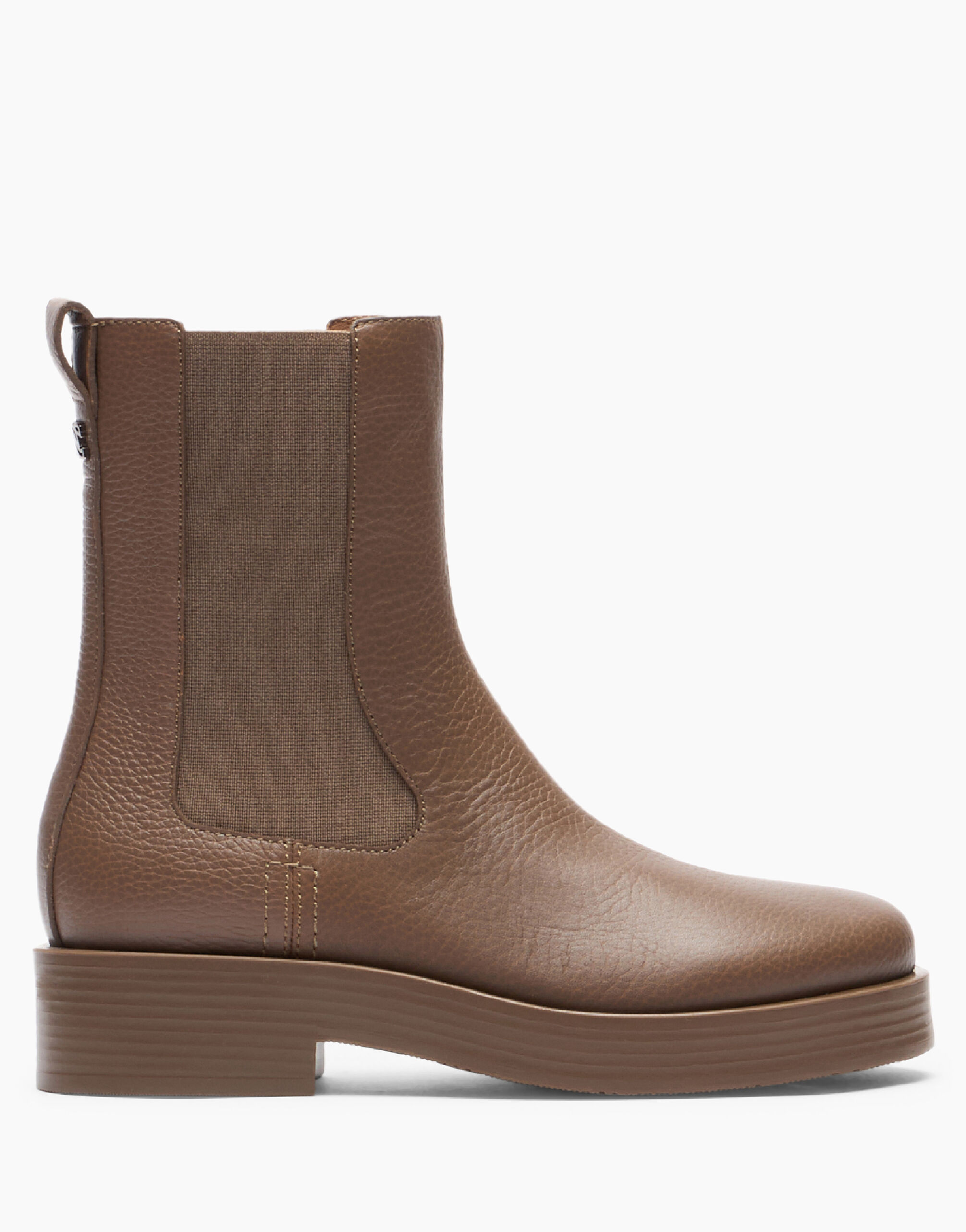 Casadei Charlie Leather Ankle Boots Female Caribou