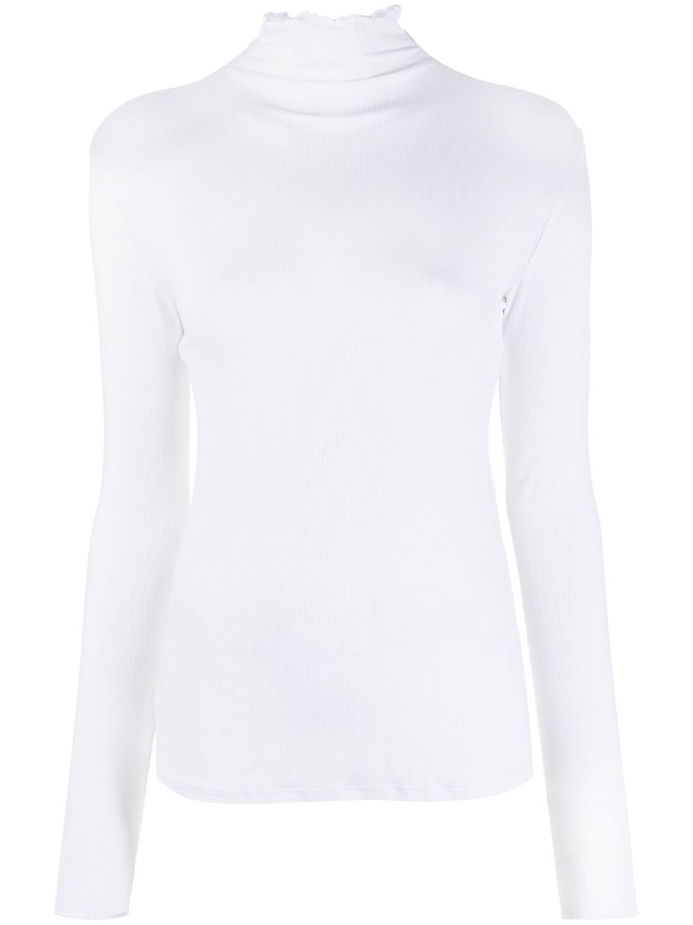 Filippa K 罗纹针织高领上衣 - 白色