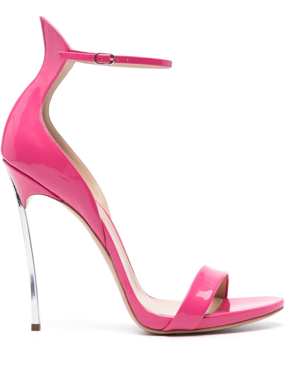 Casadei Cappa Blade 高跟皮质凉鞋 - 粉色