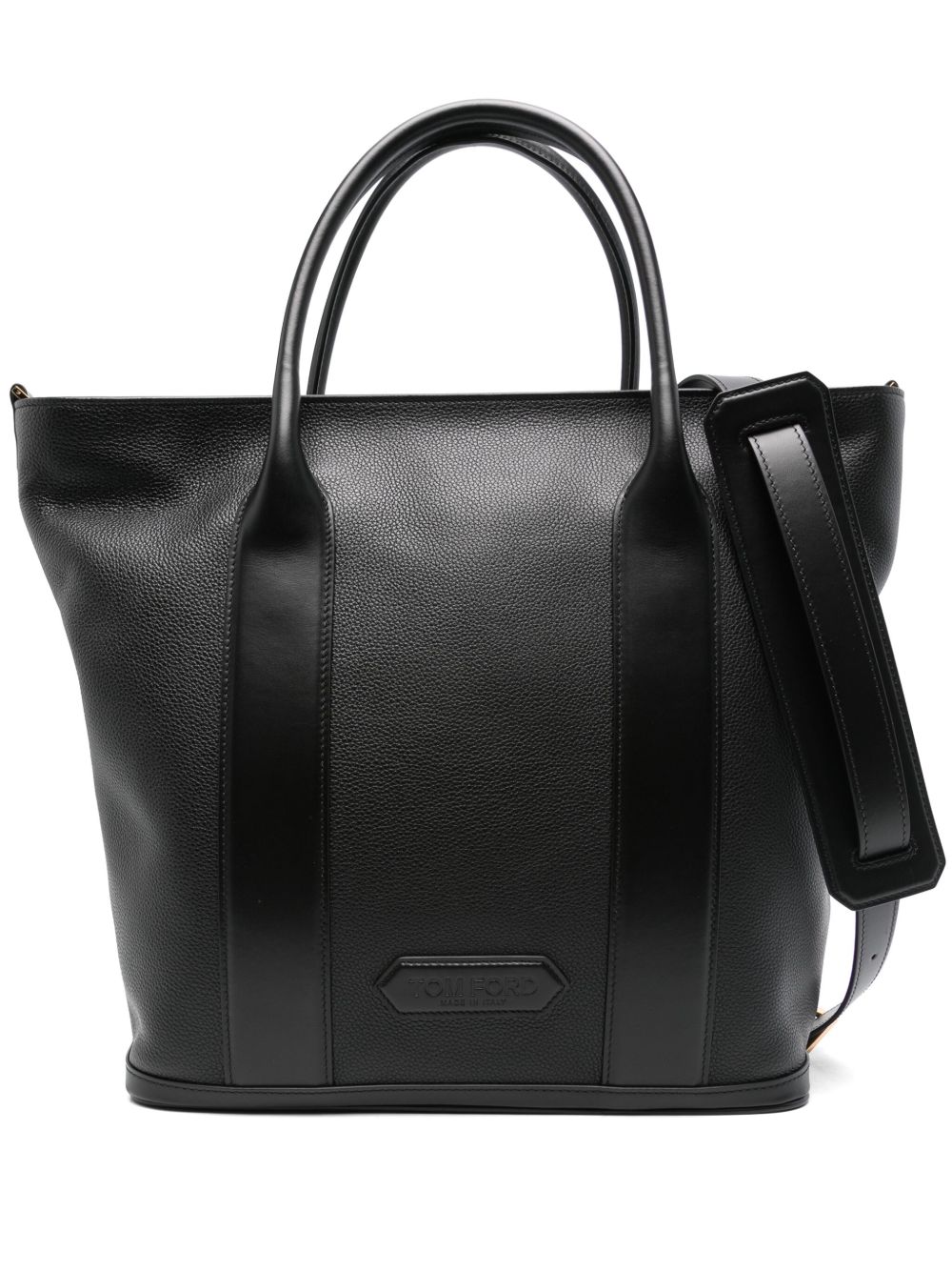 TOM FORD 标贴手提包 - 黑色