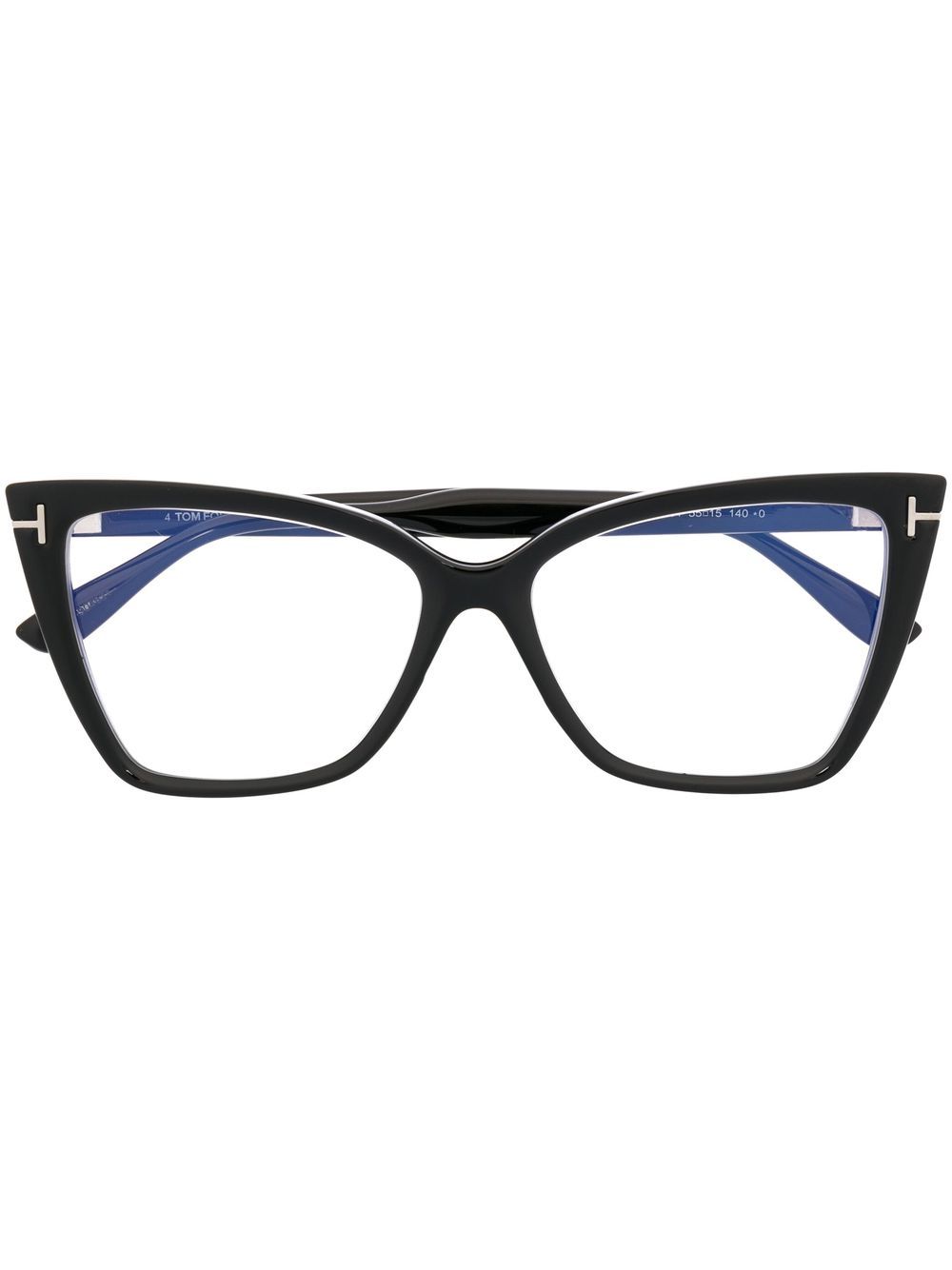 TOM FORD Eyewear 汤姆福特眼镜系列 几何形镜框眼镜 - 黑色
