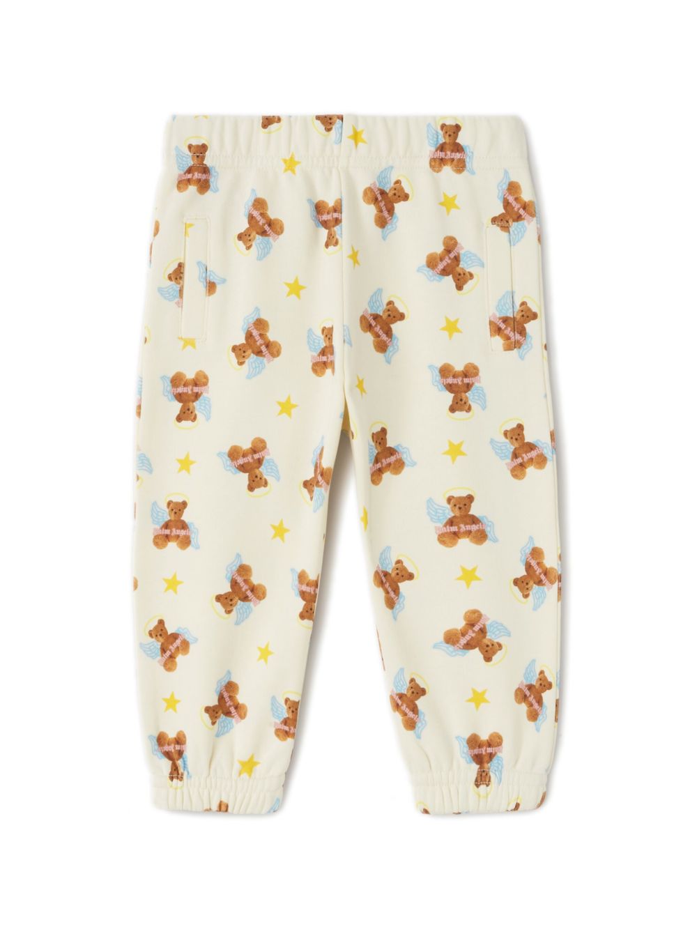 Palm Angels Kids Bear Angel 棉运动裤 - 中性色