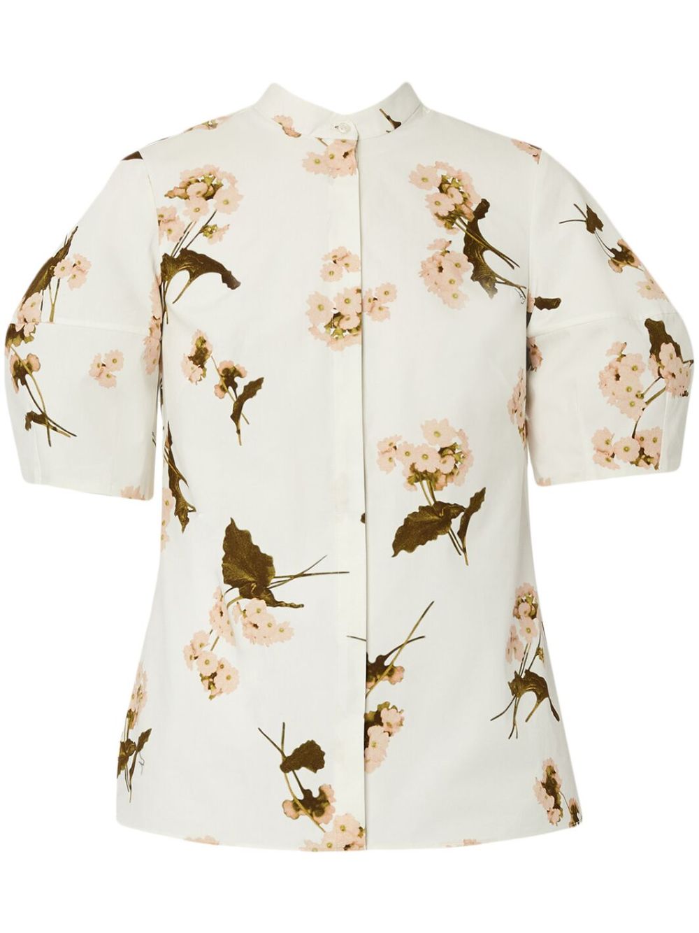 ERDEM short-sleeved shirt - 白色
