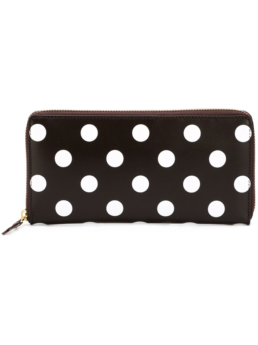 Comme Des Garçons Wallet 'Polka Dots Printed'钱包 - 褐色