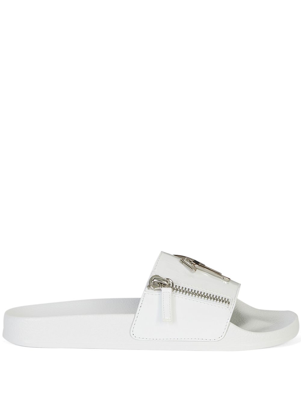 Giuseppe Zanotti Brett Zip 凉鞋 - 白色