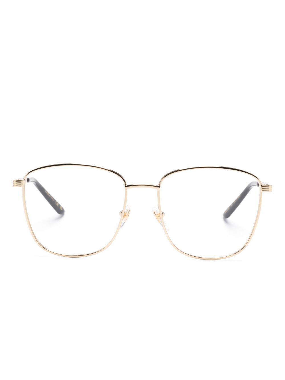Gucci Eyewear 方框眼镜 - 金属色