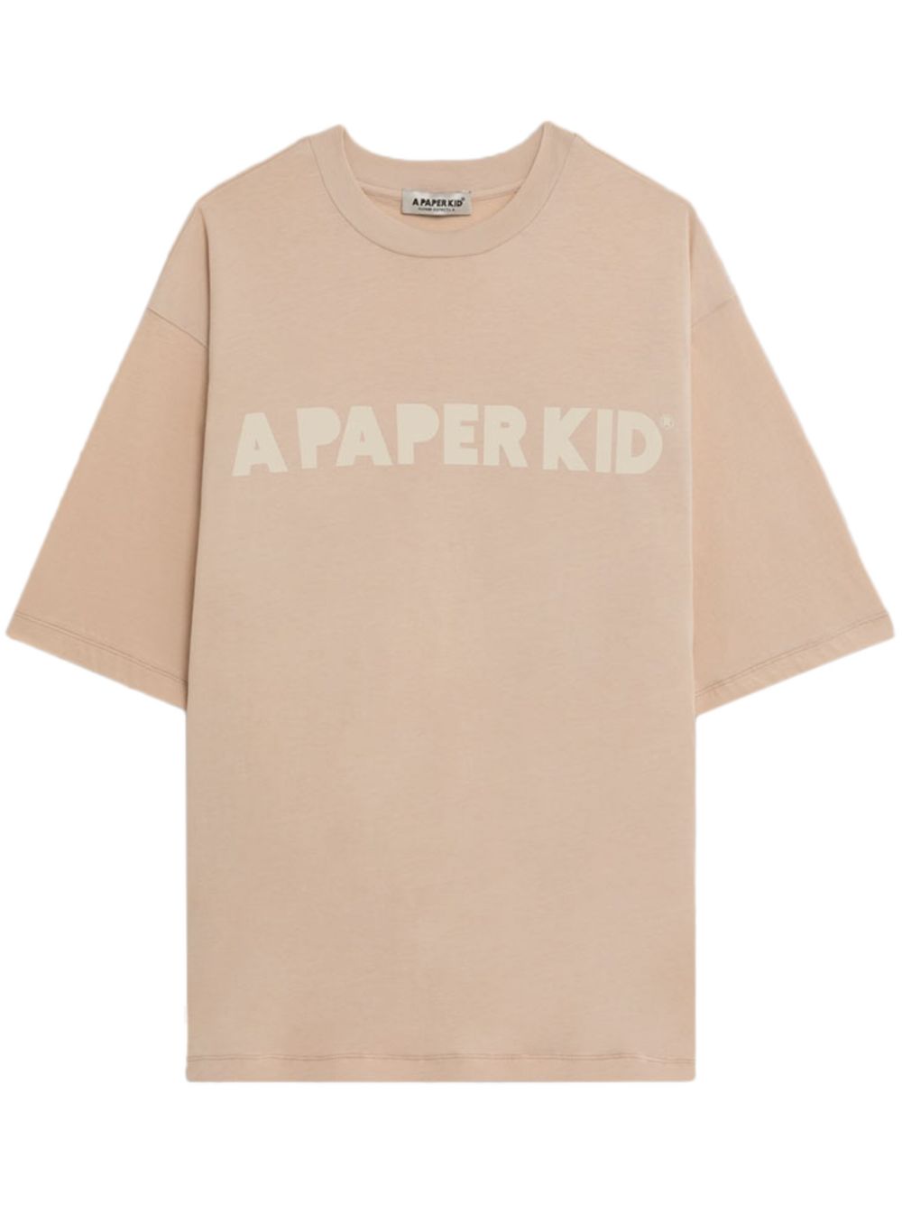 A Paper Kid logo印花T恤 - 中性色
