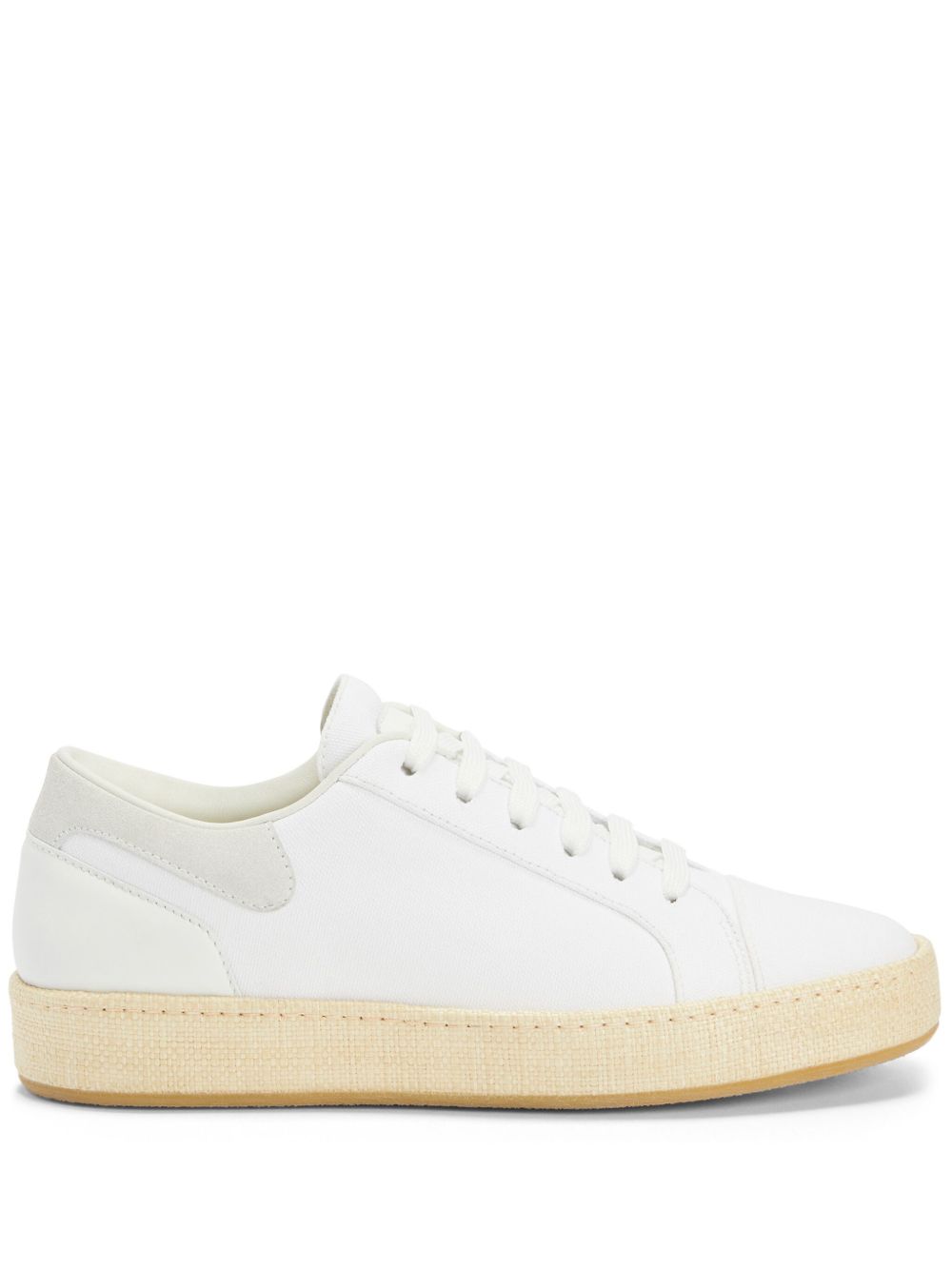 Giuseppe Zanotti GZ-City 拼接运动鞋 - 白色