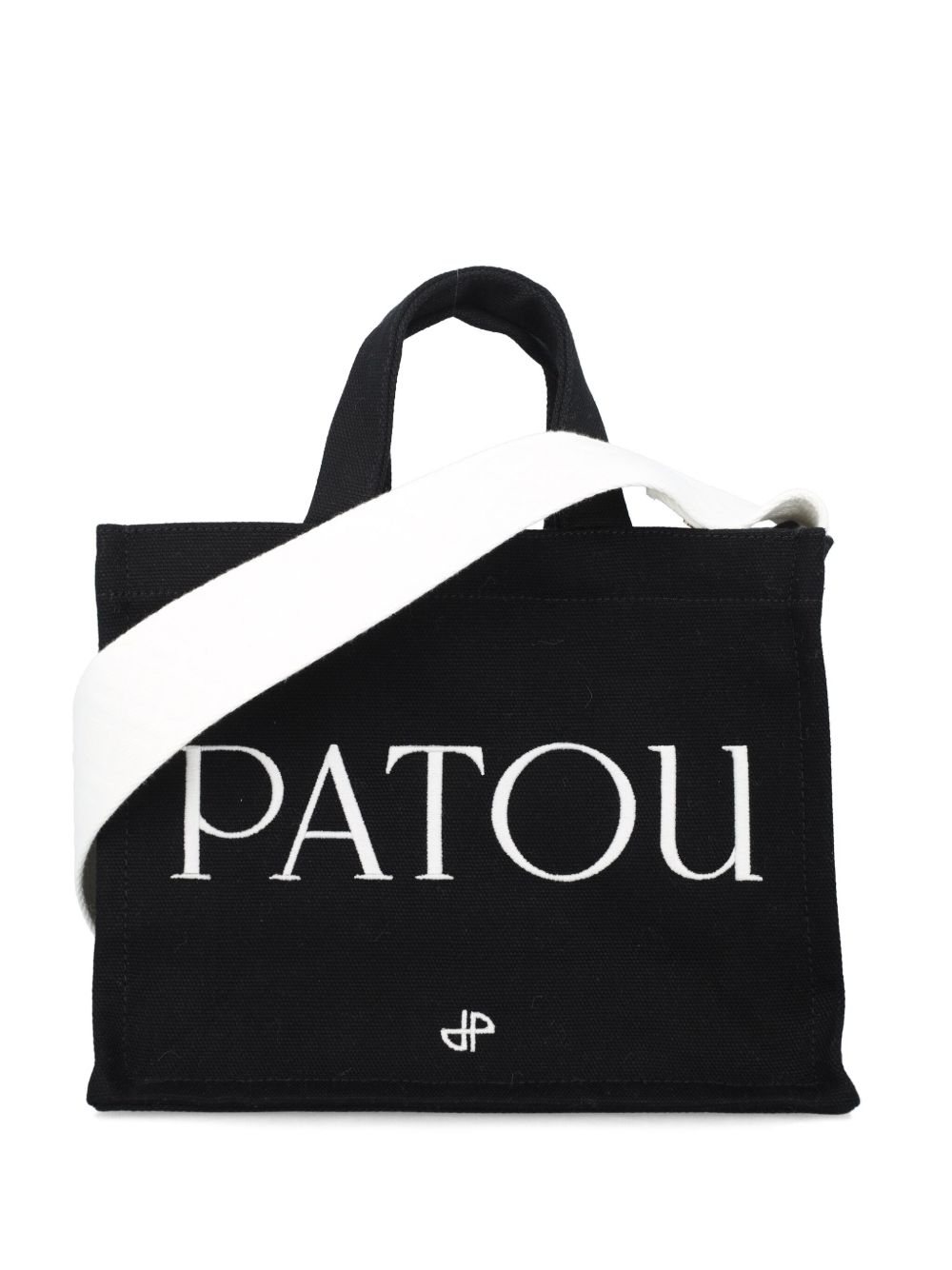Patou Patou 小号帆布托特包 - 黑色