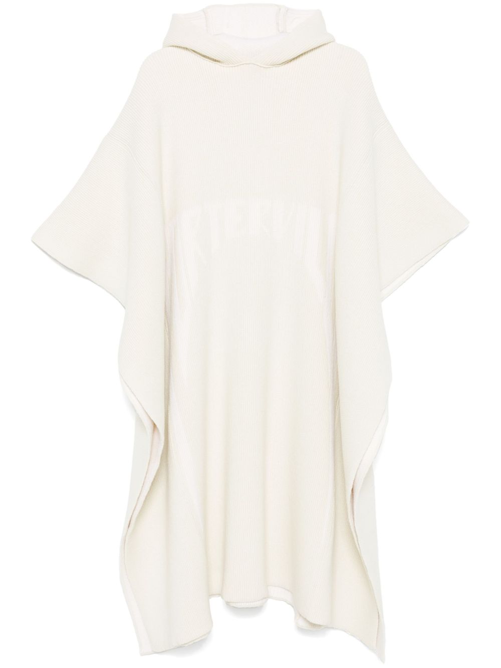 Rick Owens 针织斗篷 - 中性色