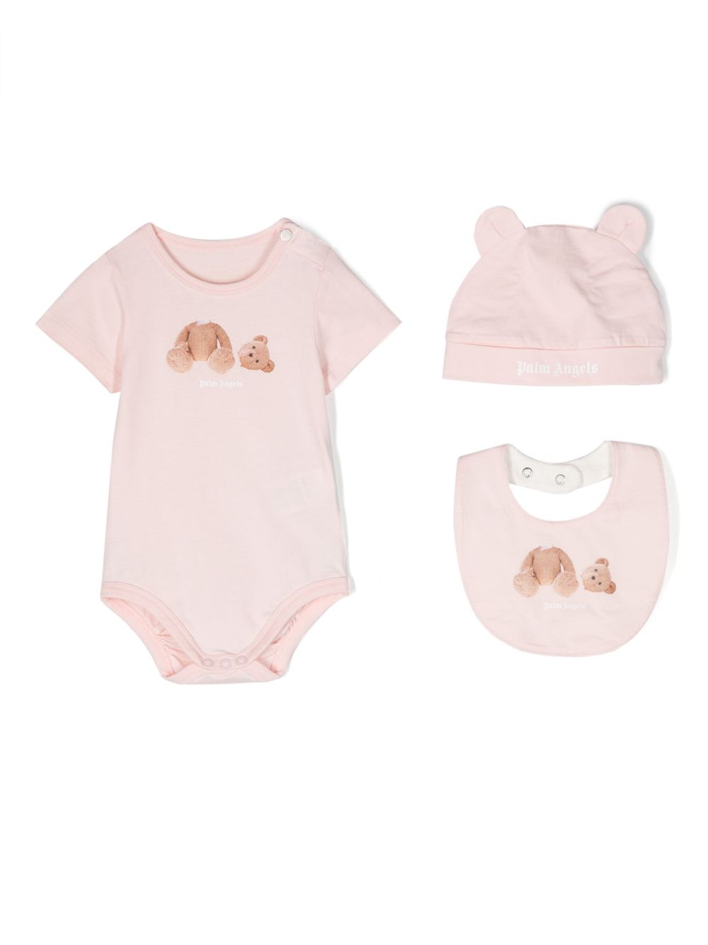 Palm Angels Kids Broken Bear 礼品套装 - 粉色