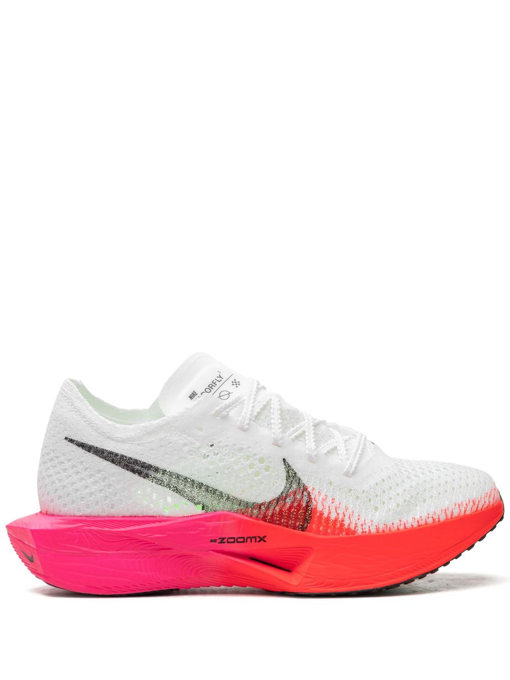 Nike ZoomX Vaporfly 3 White/Bright Crimson/Fierce Pink/Black 运动鞋 - 白色