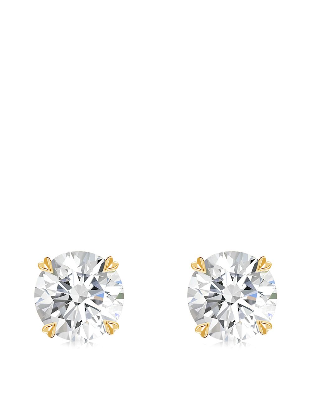 Pragnell Windsor 18k黄金钻石耳钉 - 金色