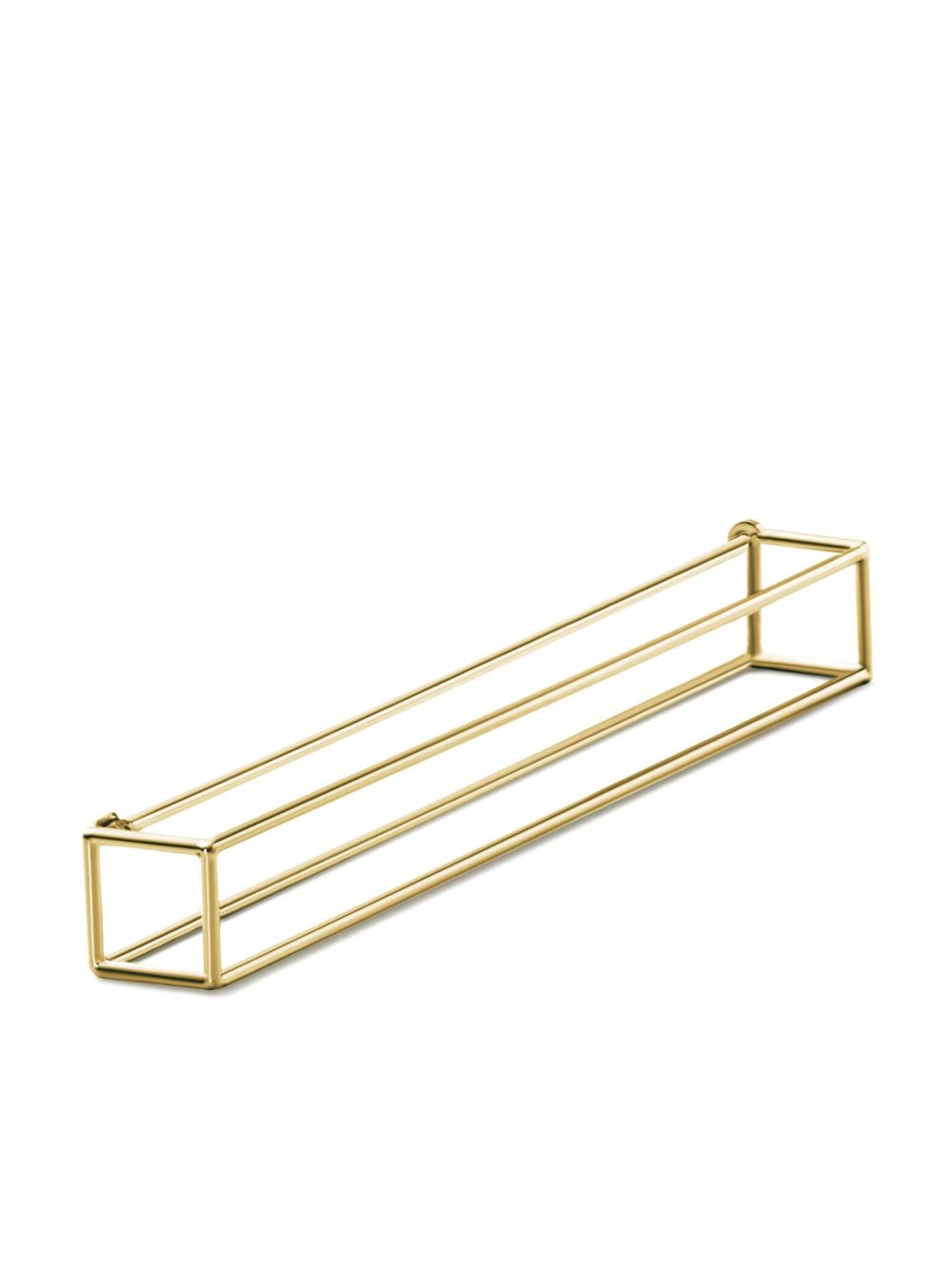 Shihara Rectangle 60 18K黄金耳环 - 金色