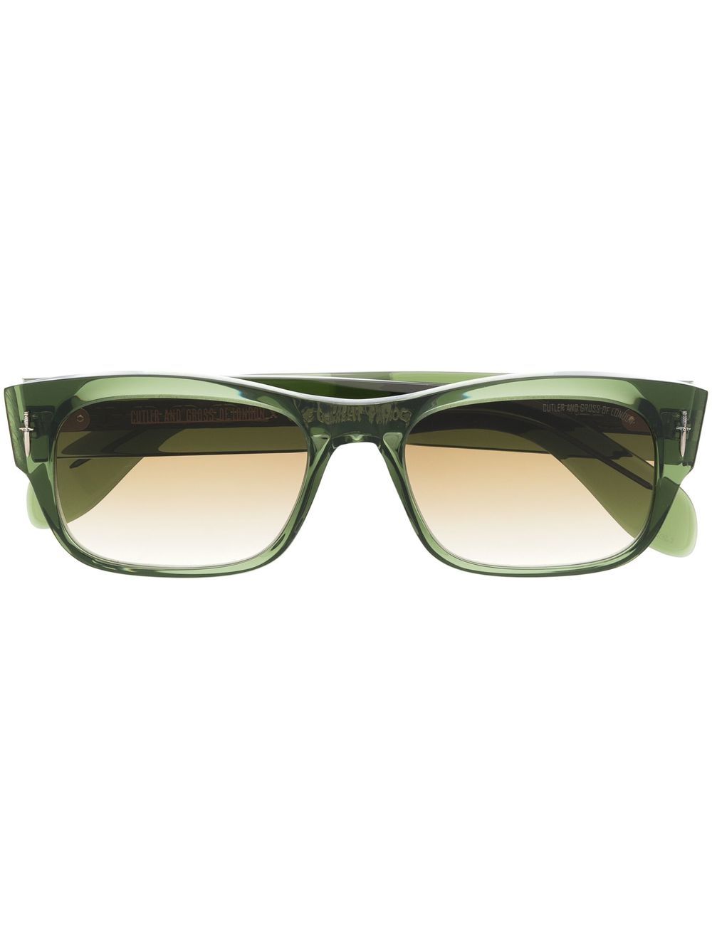 Cutler & Gross x The Great Frog 方框太阳眼镜 - 绿色