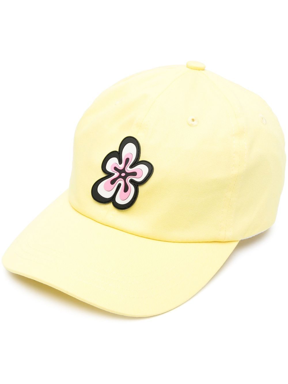 Camper 花卉贴花棒球帽 - 黄色