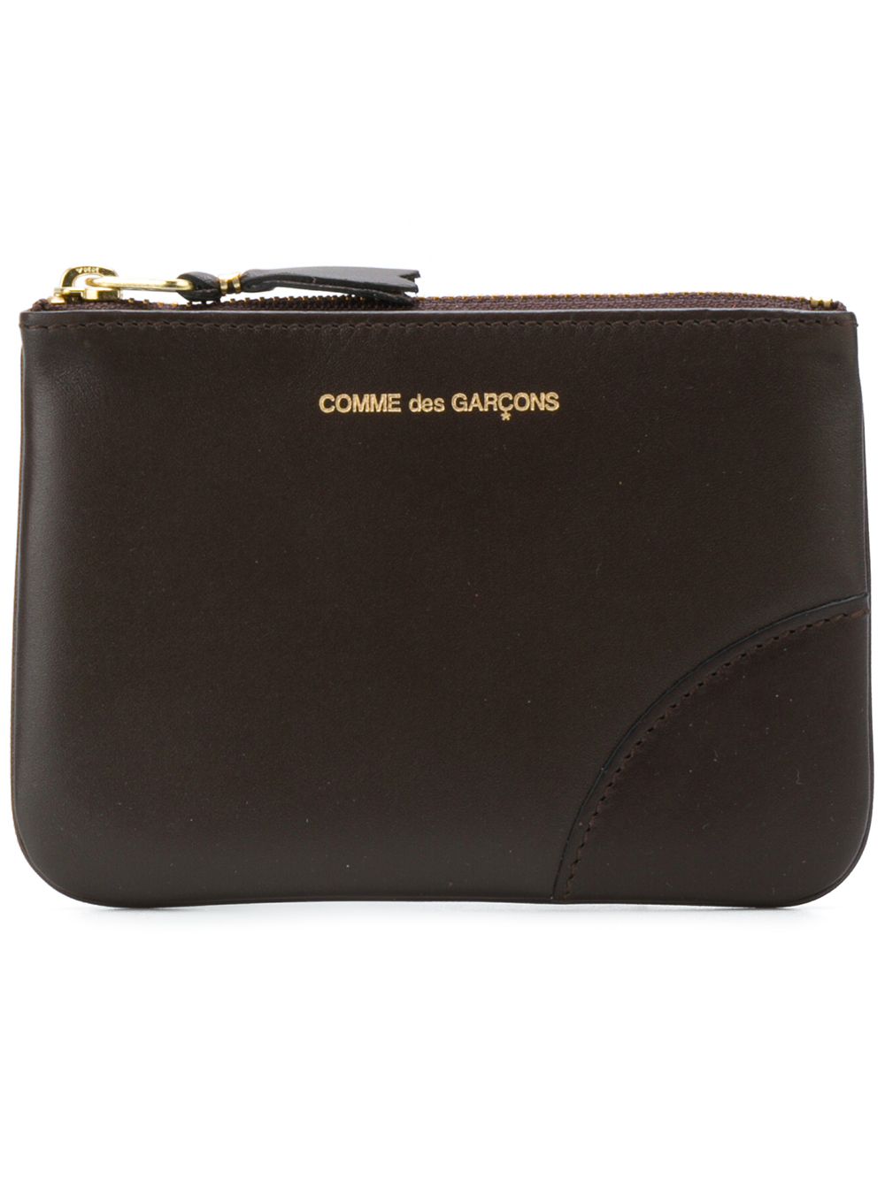 Comme Des Garçons Wallet 经典拉链钱包 - 褐色