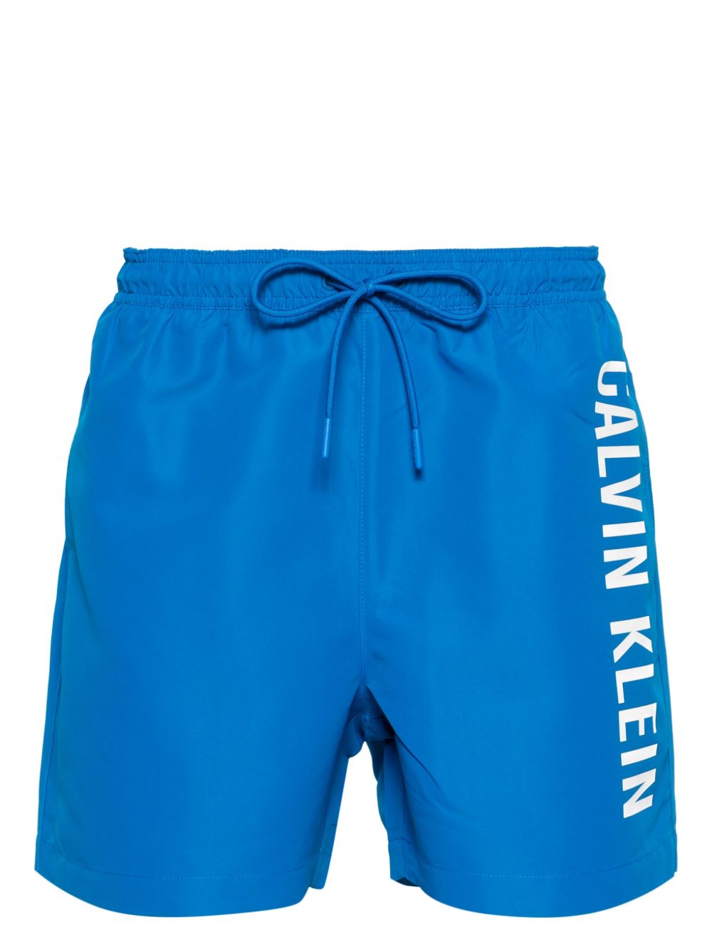Calvin Klein logo印花泳裤 - 蓝色