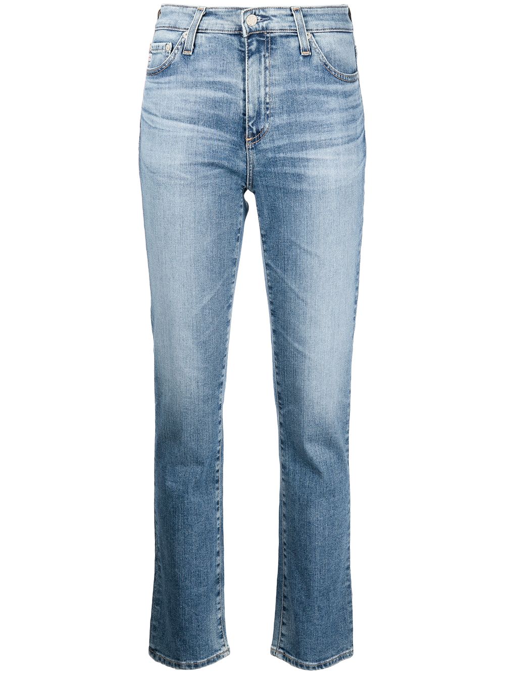AG Jeans Mari 高腰修身牛仔裤 - 蓝色