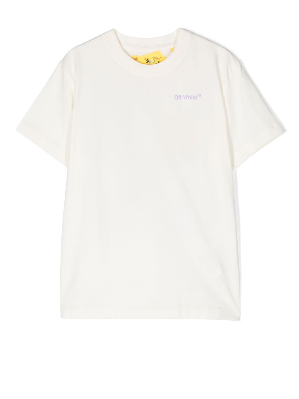 Off-White Kids logo印花短袖T恤 - 中性色