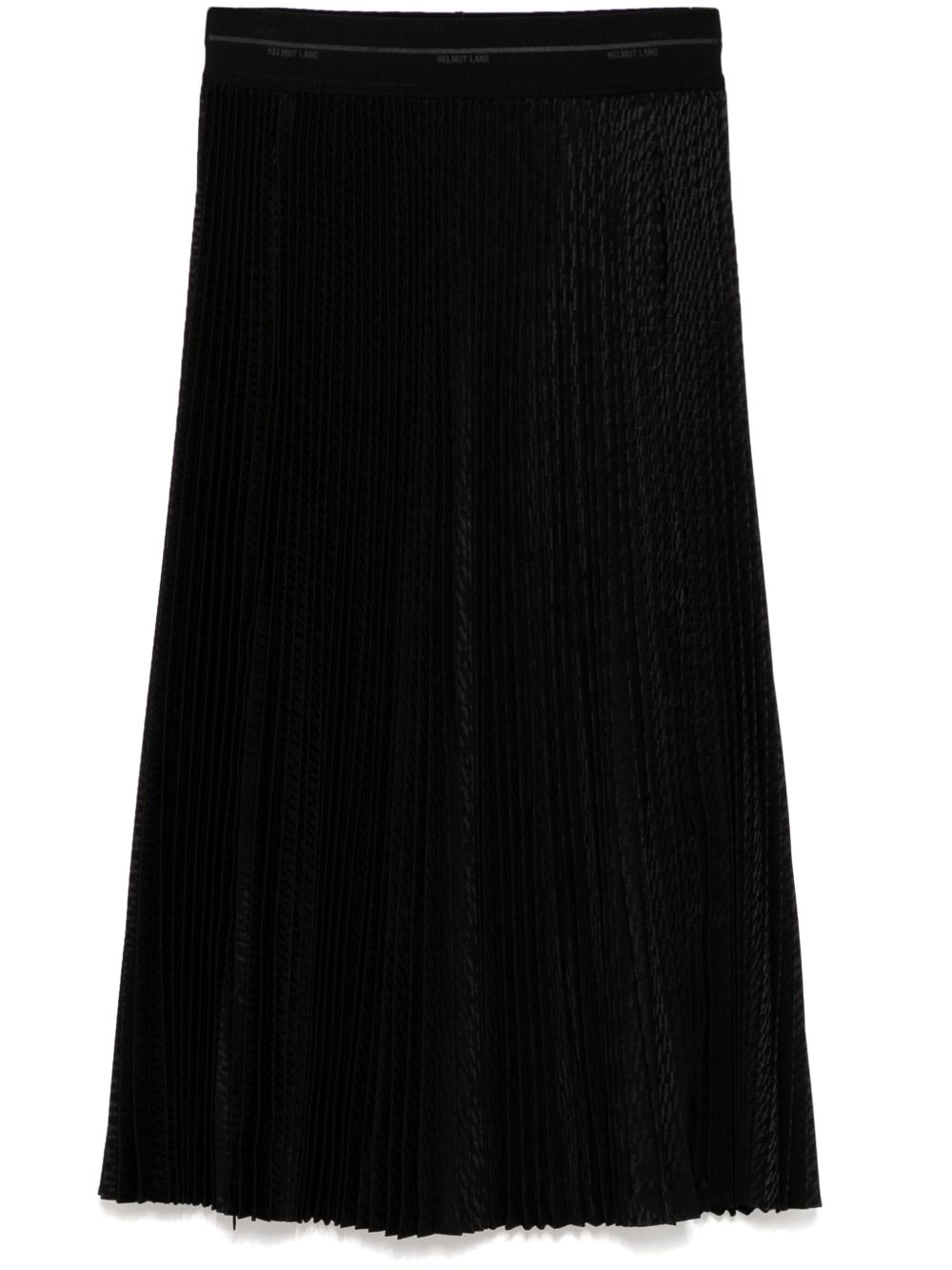 Helmut Lang Lwb 褶饰半身裙 - 黑色