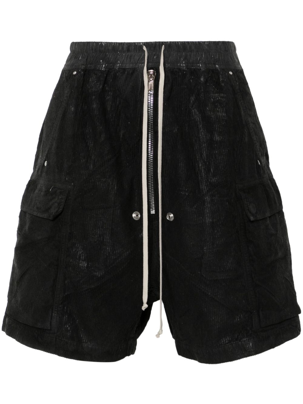 Rick Owens DRKSHDW Cargobela 短裤 - 黑色