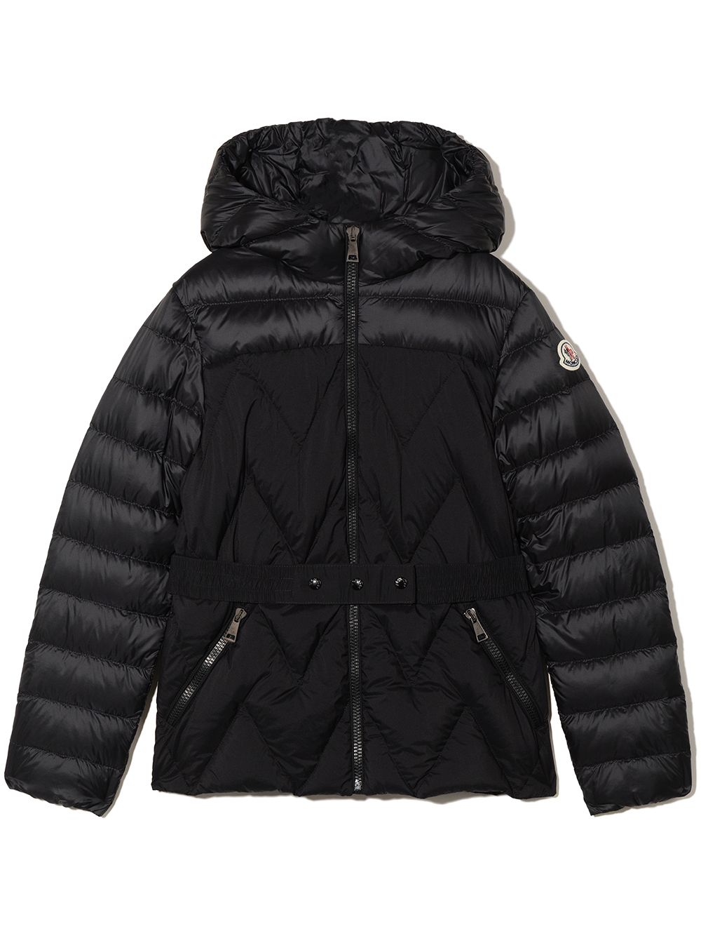 Moncler Enfant 盟可睐 Enfant Arialda 连帽羽绒夹克 - 黑色