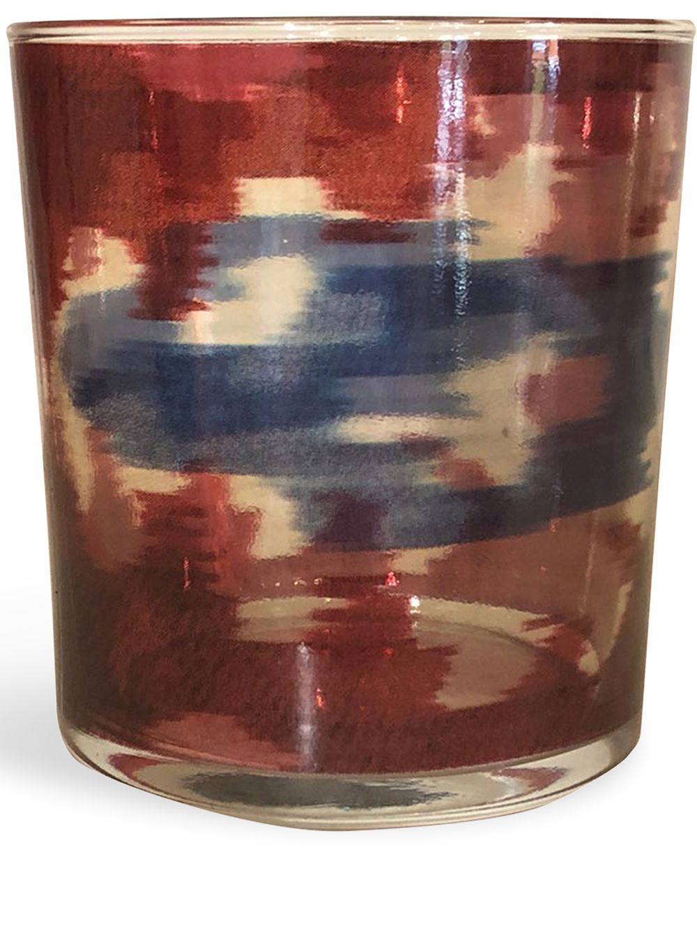 Les-Ottomans ikat 印花玻璃杯（四件装） - 红色