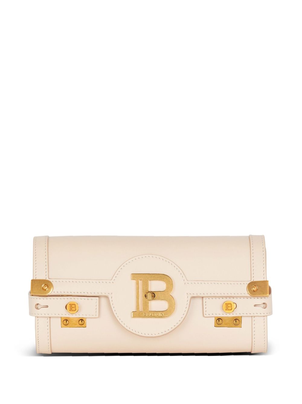 Balmain B-Buzz 23 皮质手拿包 - 中性色