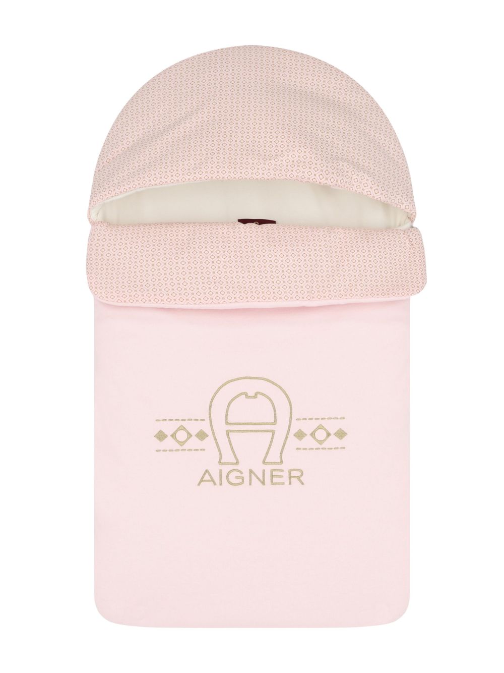 Aigner Kids logo刺绣睡袋 - 粉色