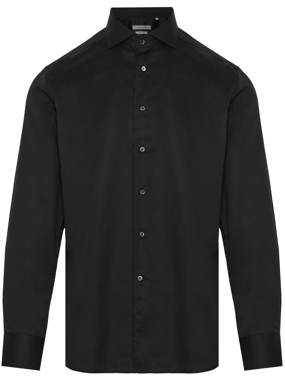 Corneliani 经典领衬衫 - 黑色