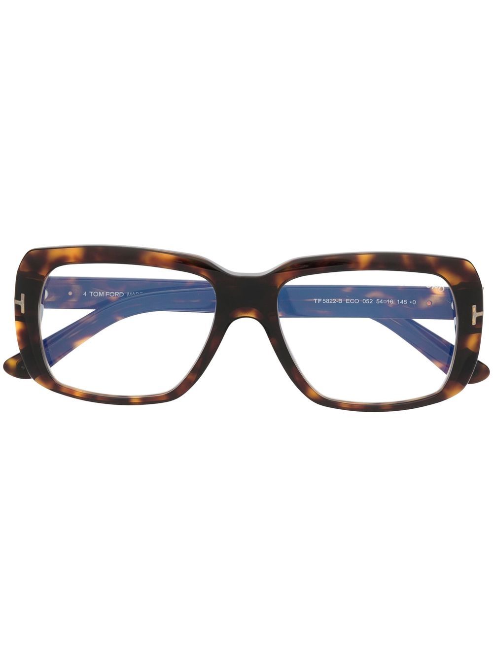 TOM FORD Eyewear 方框眼镜 - 褐色