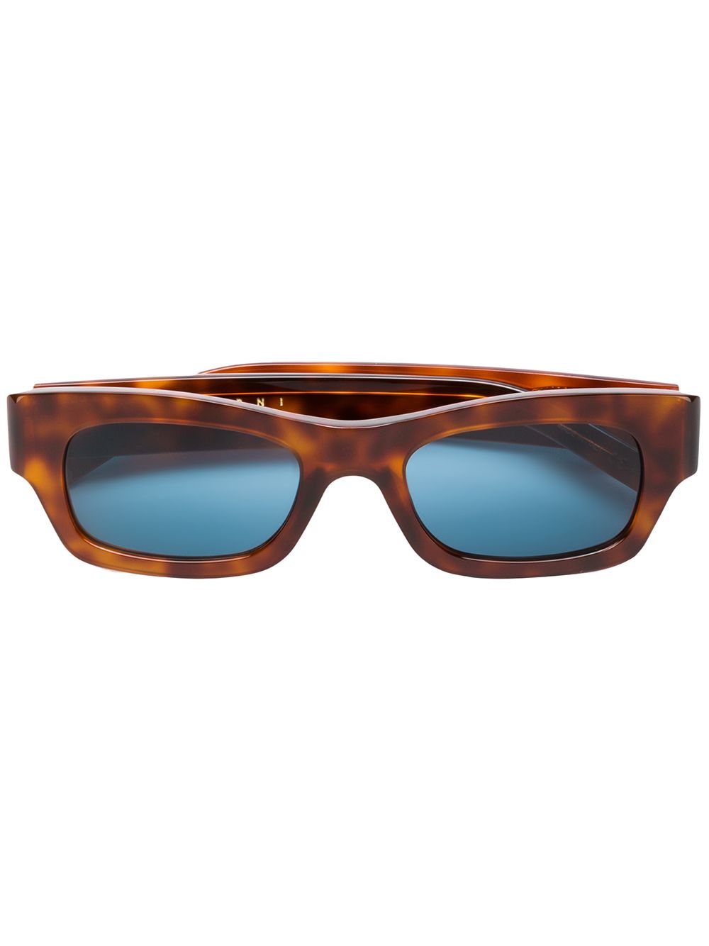 Marni Eyewear 彩色太阳眼镜 - 褐色