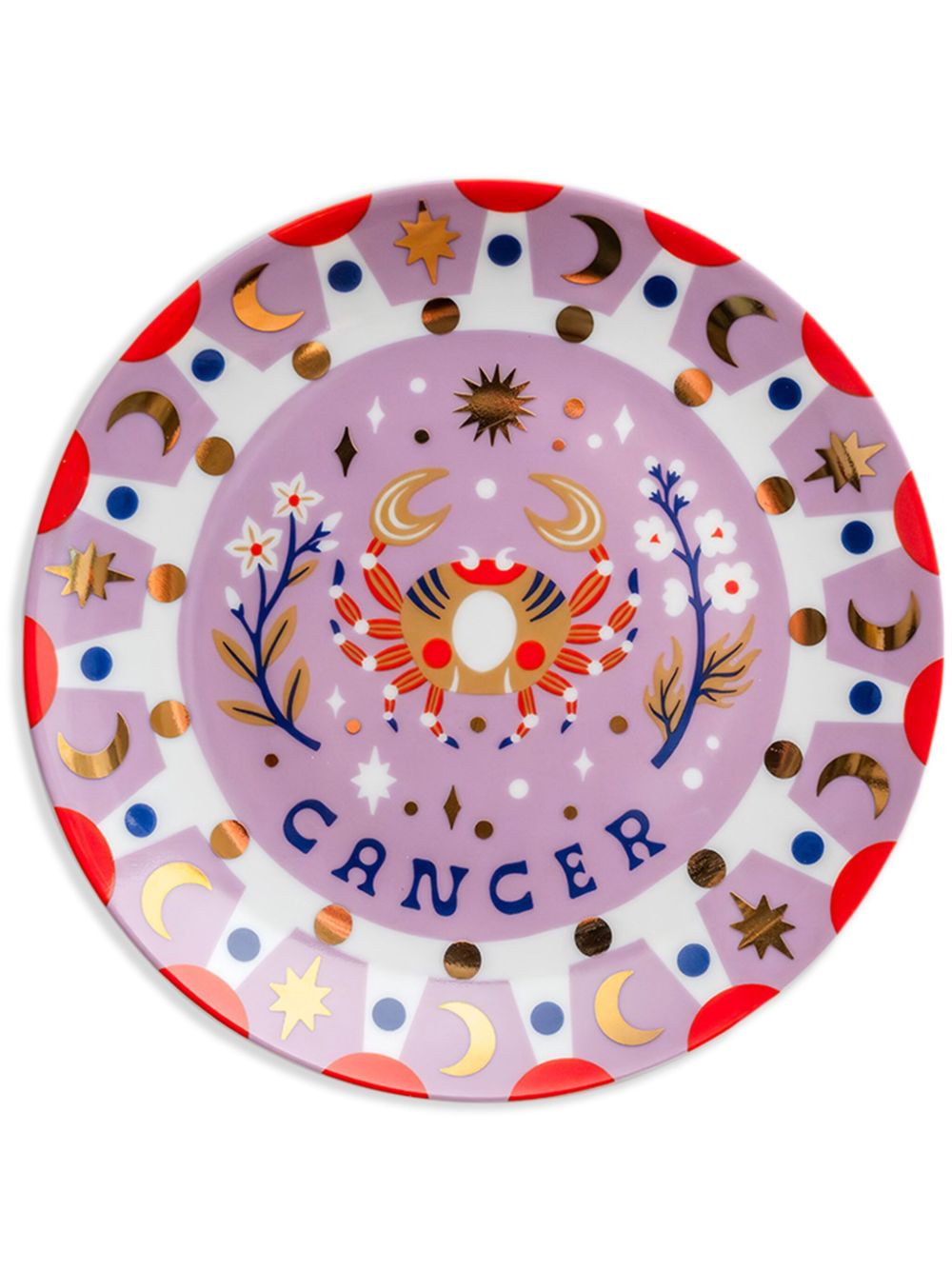 Bitossi Home Cancer 餐盘（16.5厘米） - 粉色