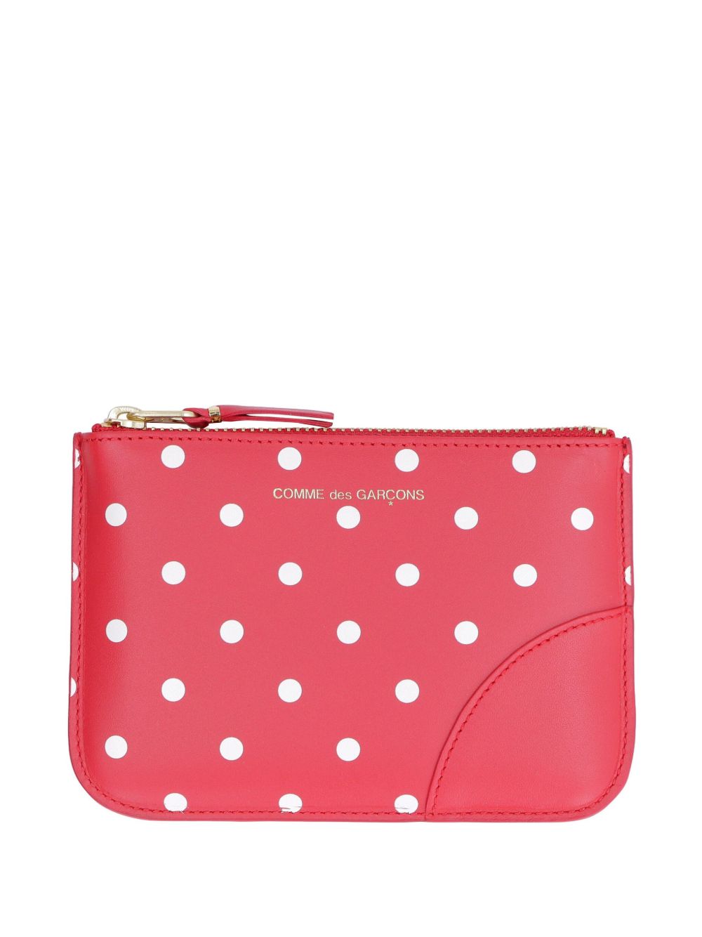 Comme Des Garçons Wallet Polka Dots Printed钱包 - 红色