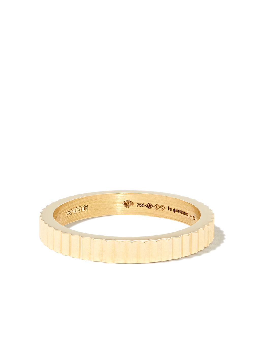 Le Gramme 18K黄金戒指（4克） - 金色