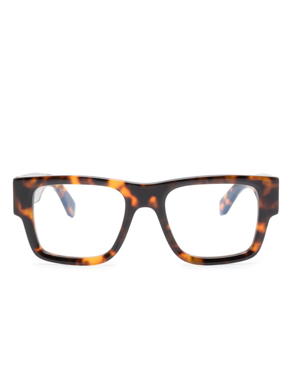 Off-White Eyewear Optical Style 40 方框眼镜 - 褐色