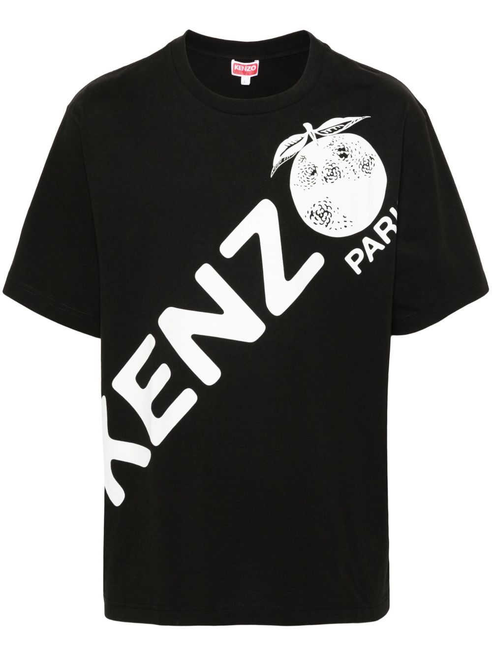 Kenzo logo印花T恤 - 黑色