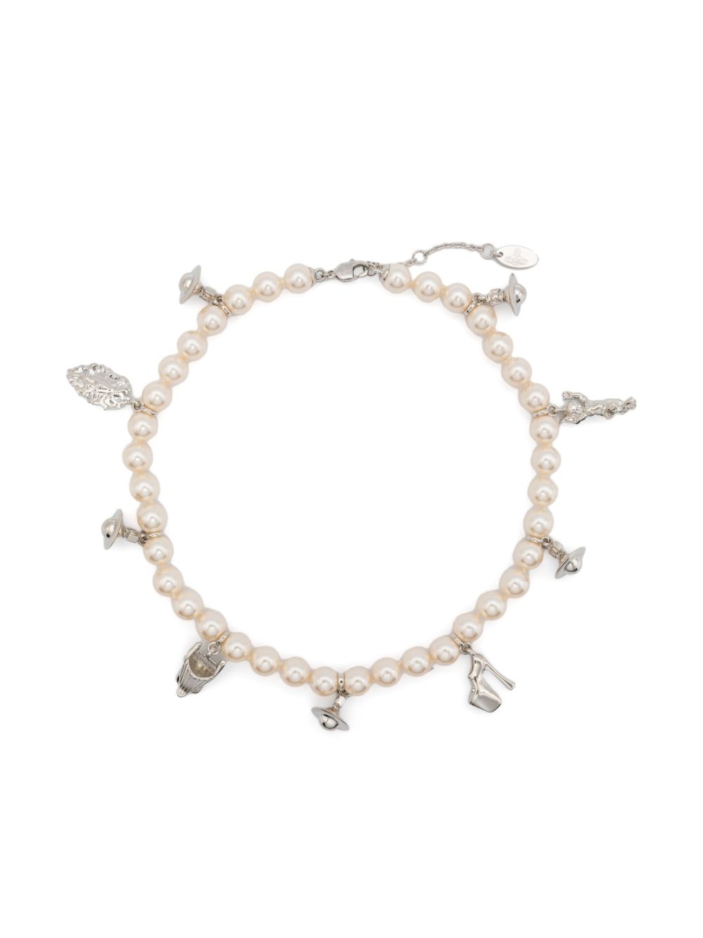 Vivienne Westwood Anglo 珠饰项链 - 中性色