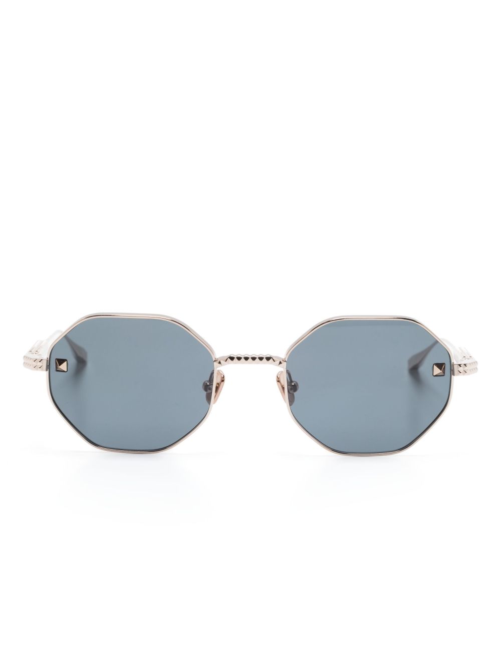 VALENTINO GARAVANI EYEWEAR V-Stud 太阳眼镜 - 金色