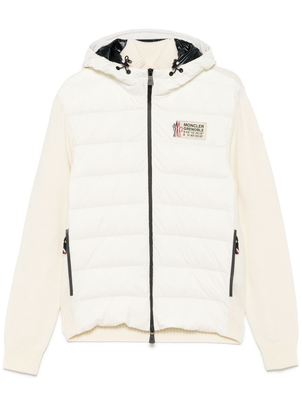 Moncler Grenoble 填充拉链夹克 - 白色