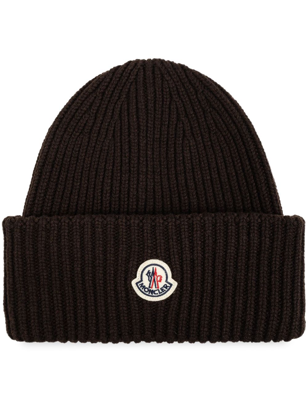 Moncler 标贴套头帽 - 褐色